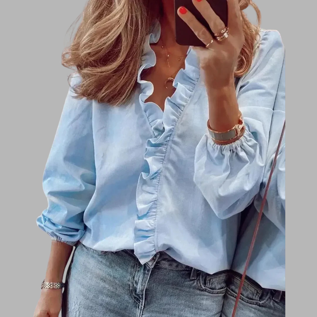 Elegant Long Sleeve Blouse Maren