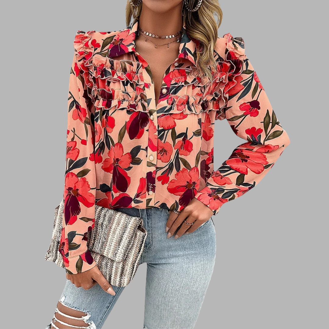 Elegant Long Sleeve Top Romy