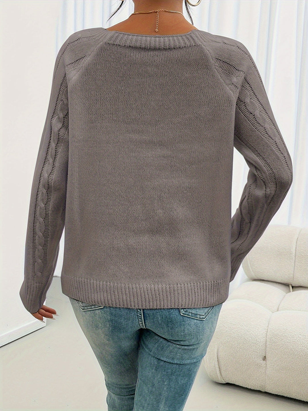 MOREAU LYON | PULL TEXTURÉ À BOUTONS POUR FEMME