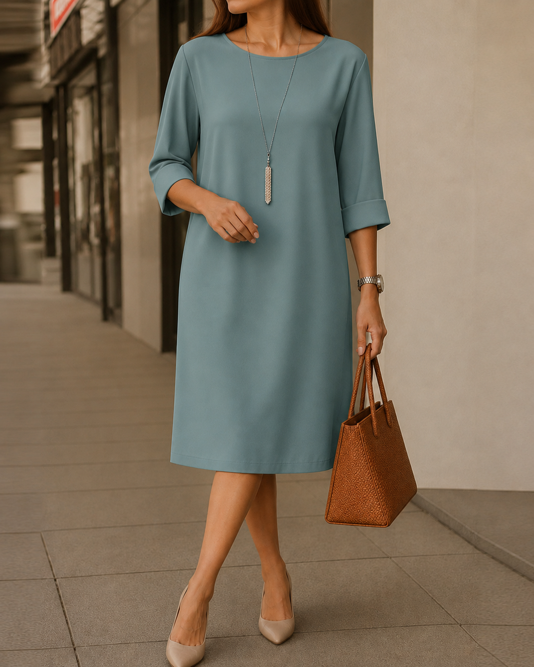 Silvia | Shaping Midi Dress