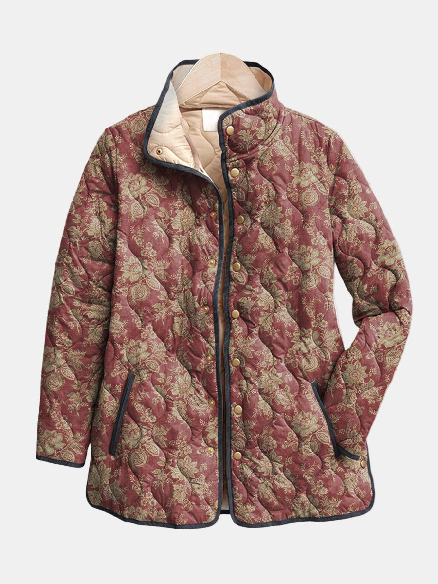 Quilted Plum Jacket