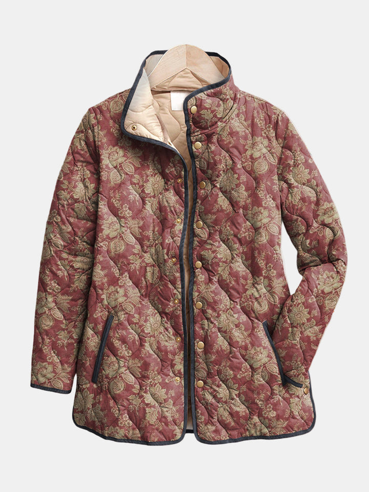 Quilted Plum Jacket
