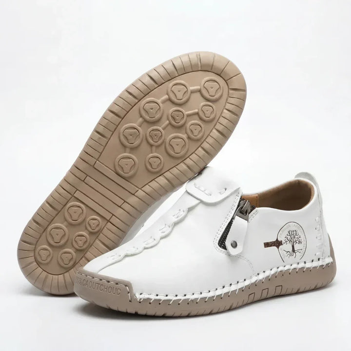 Camilla | Comfortable Zip-Up Orthopaedic Loafers