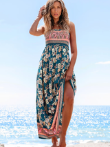 Spring Blooms Floral Maxi Dress