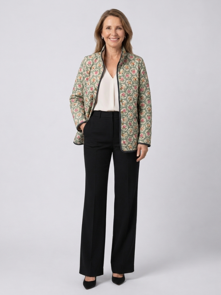 Floral Tapestry Quilted Jacket Amélie