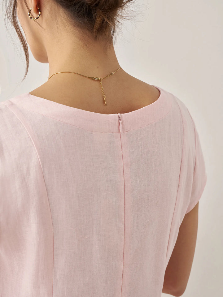 ALEXA | Natural Summer V-Neck Dress