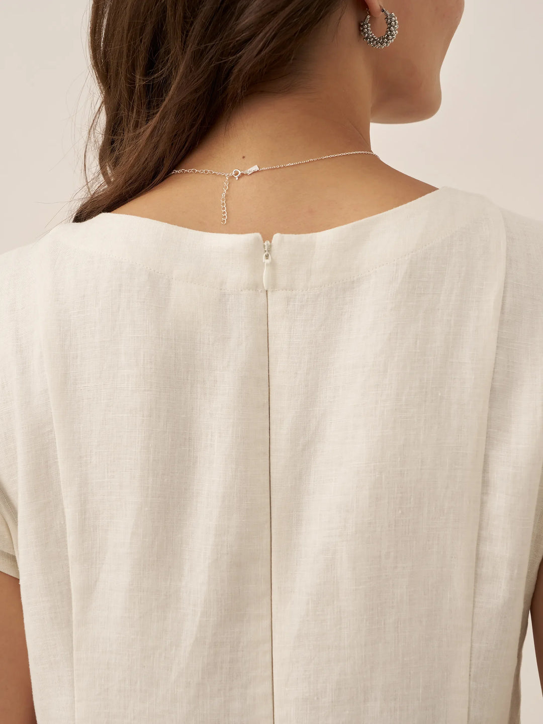 ALEXA | Natural Summer V-Neck Dress