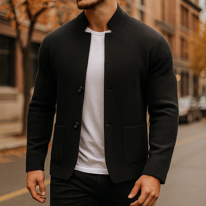 Men's Knitted Wool Cardigan