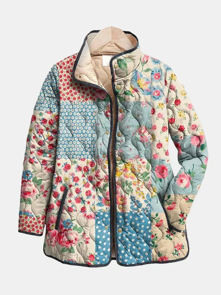 Floral Patchwork Quilted Jacket