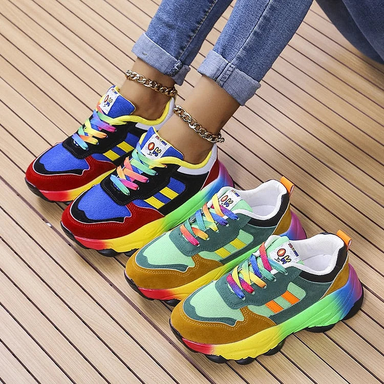 Iris | Rainbow Comfort Trainers