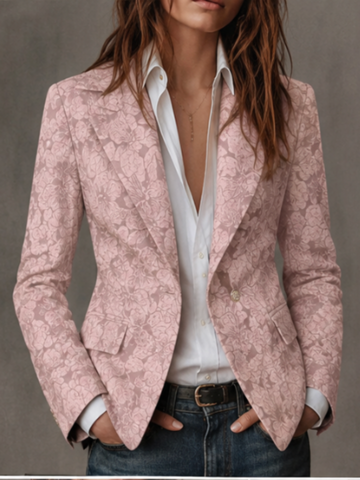 Tailored Jacquard Blazer
