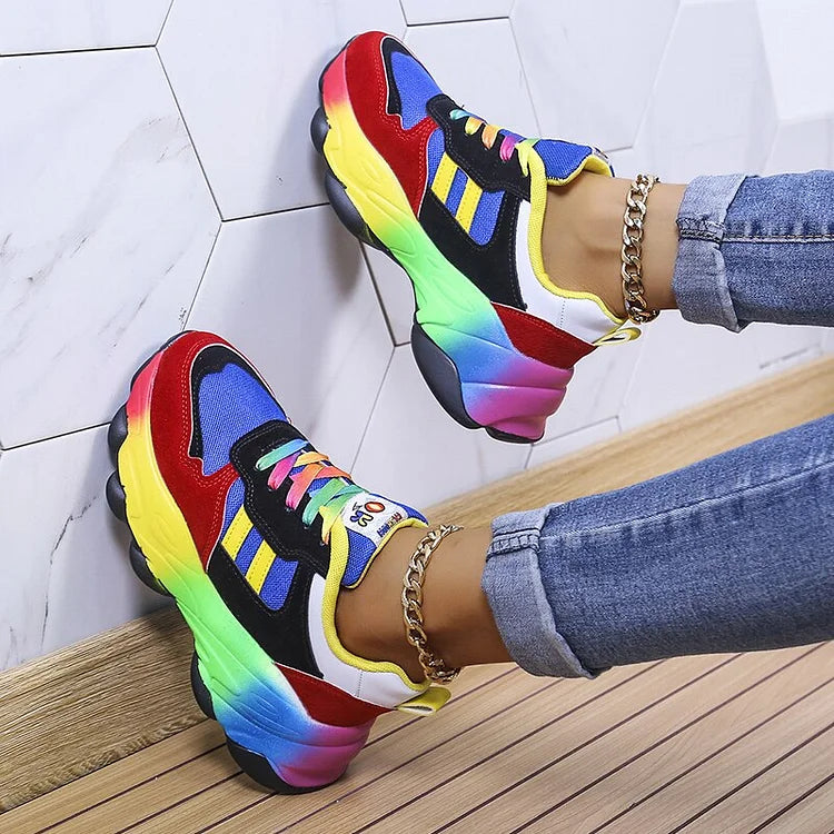 Iris | Rainbow Comfort Trainers