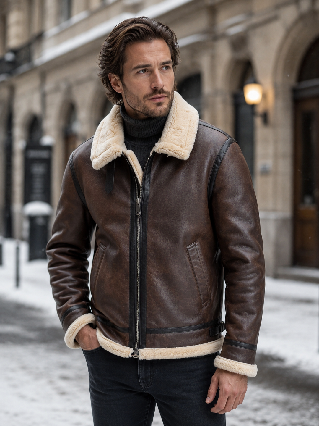 Dalton | Men’s Aviator Jacket – Classic & Winter-Ready