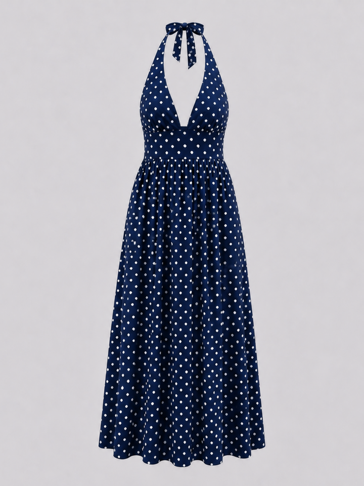 Positano Polka Dot Maxi Dress