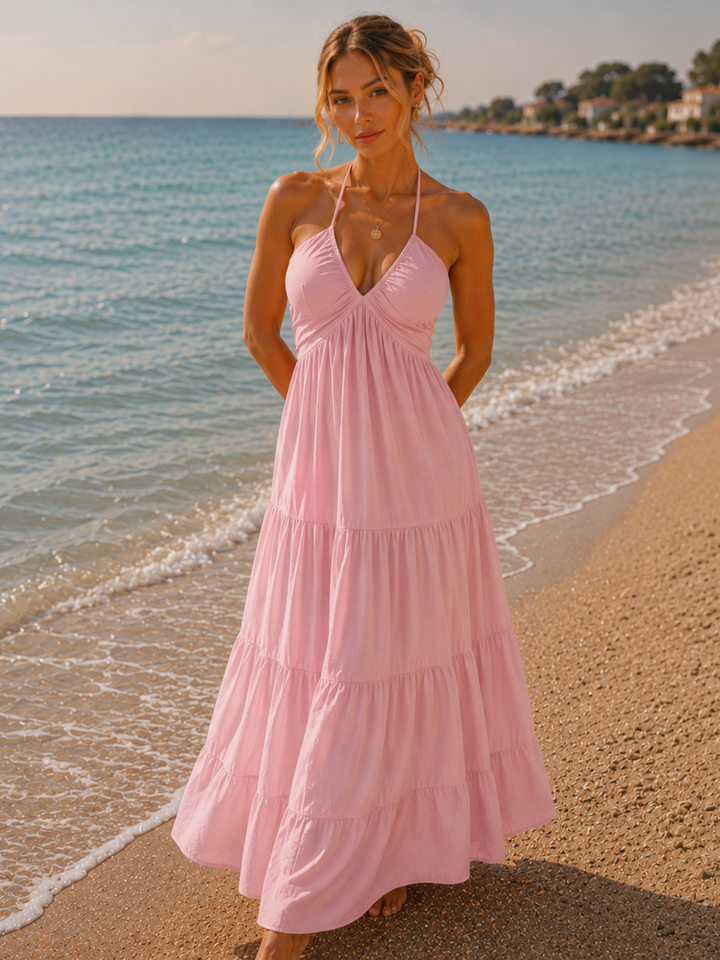 Mykonos Ivory Maxi Dress
