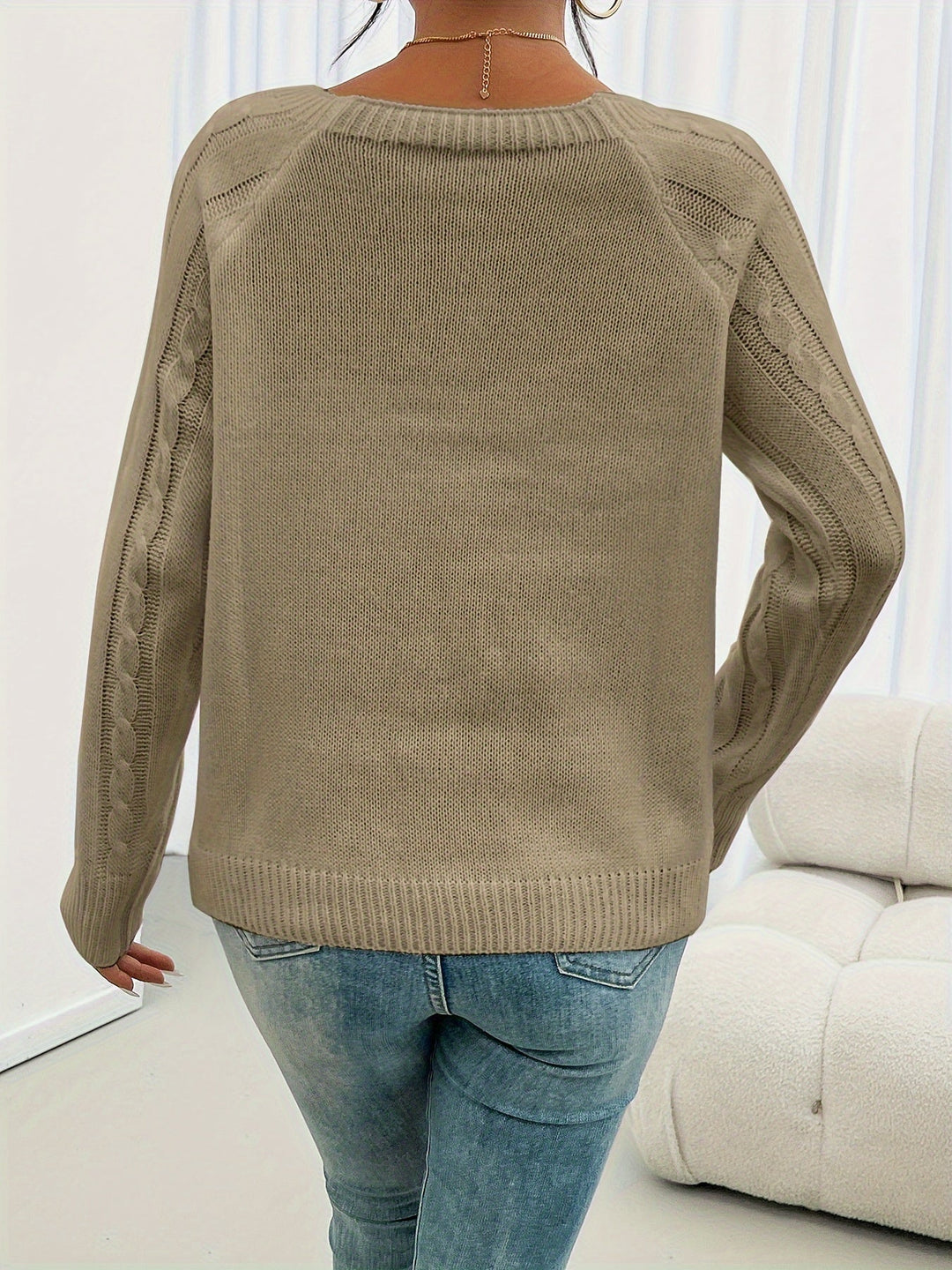 MOREAU LYON | PULL TEXTURÉ À BOUTONS POUR FEMME