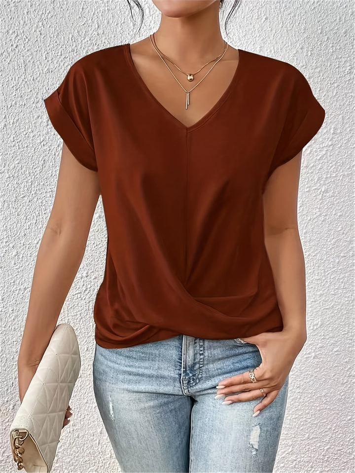 Casual T-shirt with Liv Design