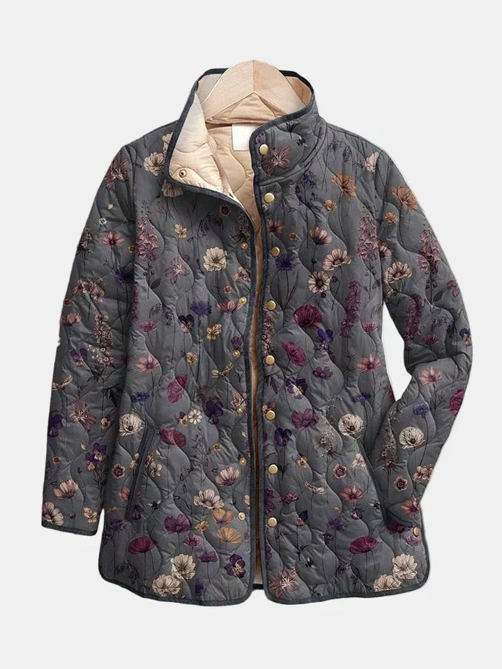 Dried Flower Quilted Jacket