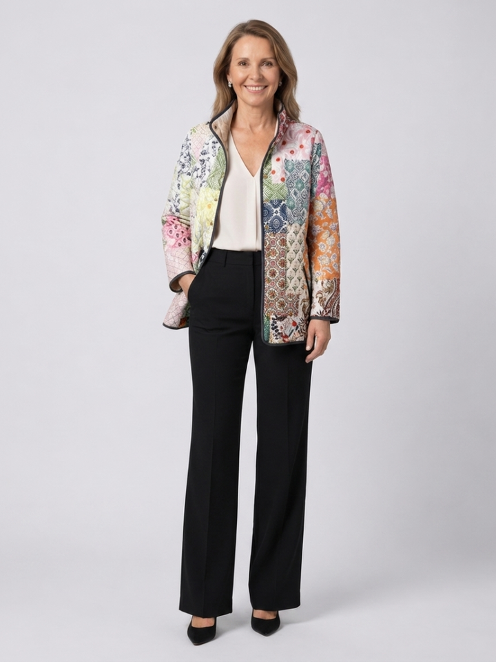 Bohemian Patchwork Quilted Jacket Florence