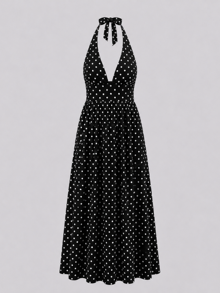 Positano Polka Dot Maxi Dress