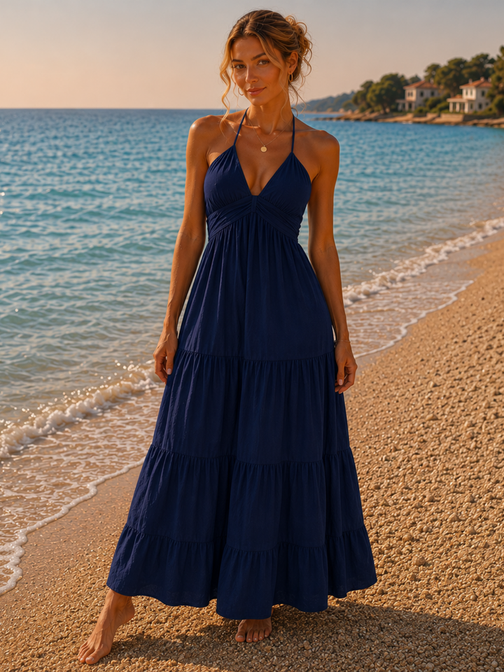 Mykonos Ivory Maxi Dress