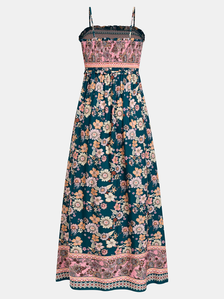 Spring Blooms Floral Maxi Dress