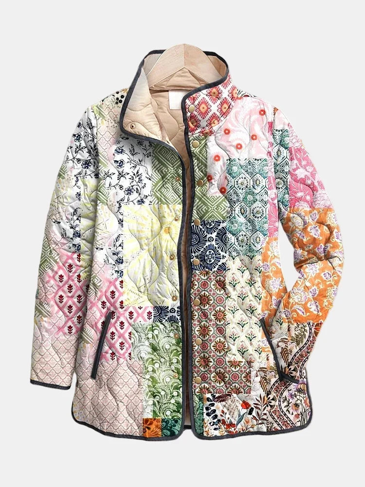 Bohemian Patchwork Quilted Jacket Florence