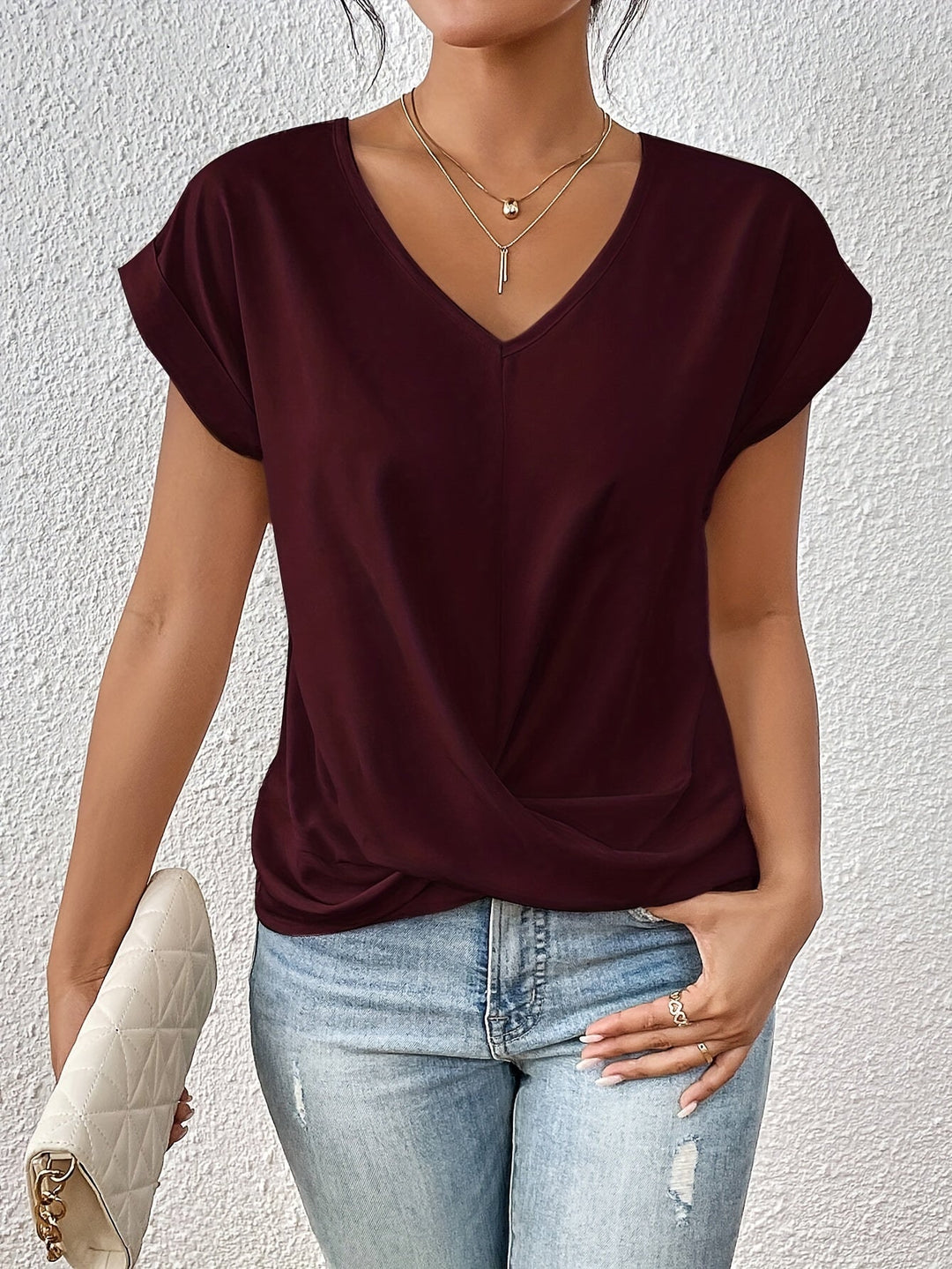 Casual T-shirt with Liv Design