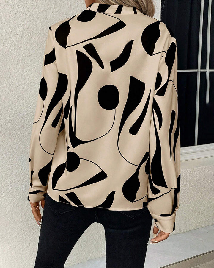 Luxurious Silk Blouse in Senna