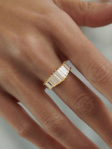 Dainty Baguette Cut Band Ring