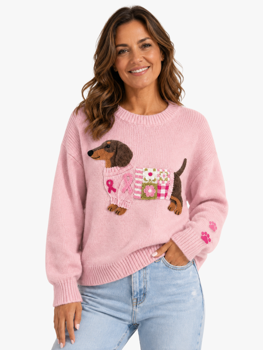 Women's Dachshund Knit Jumper