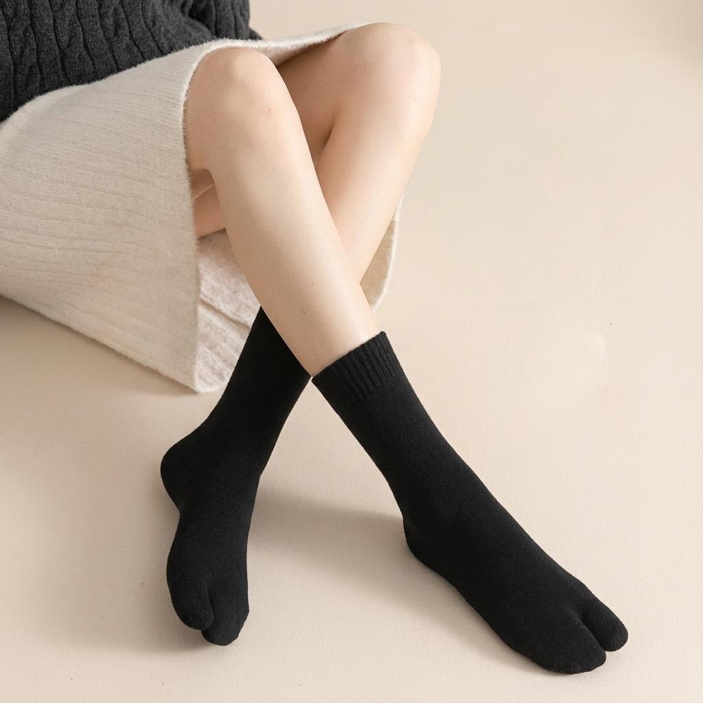 Split-Toe Socks