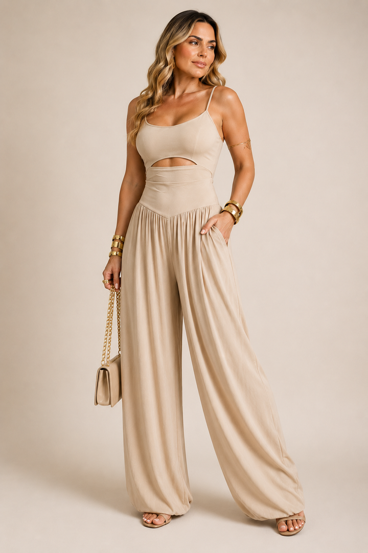 Sienna | Cut-Out Waist Jumpsuit