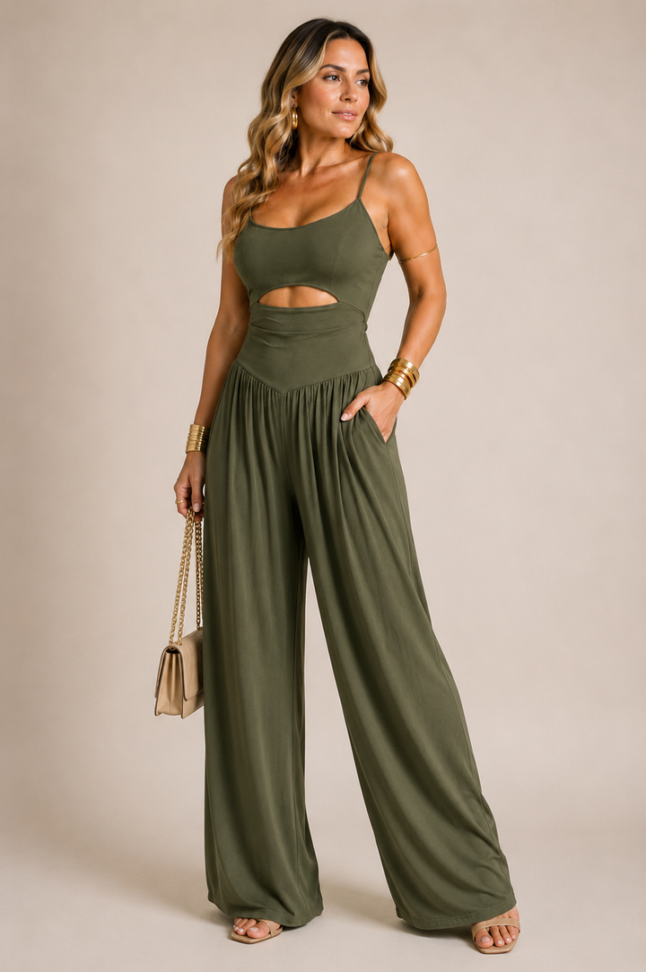 Sienna | Cut-Out Waist Jumpsuit
