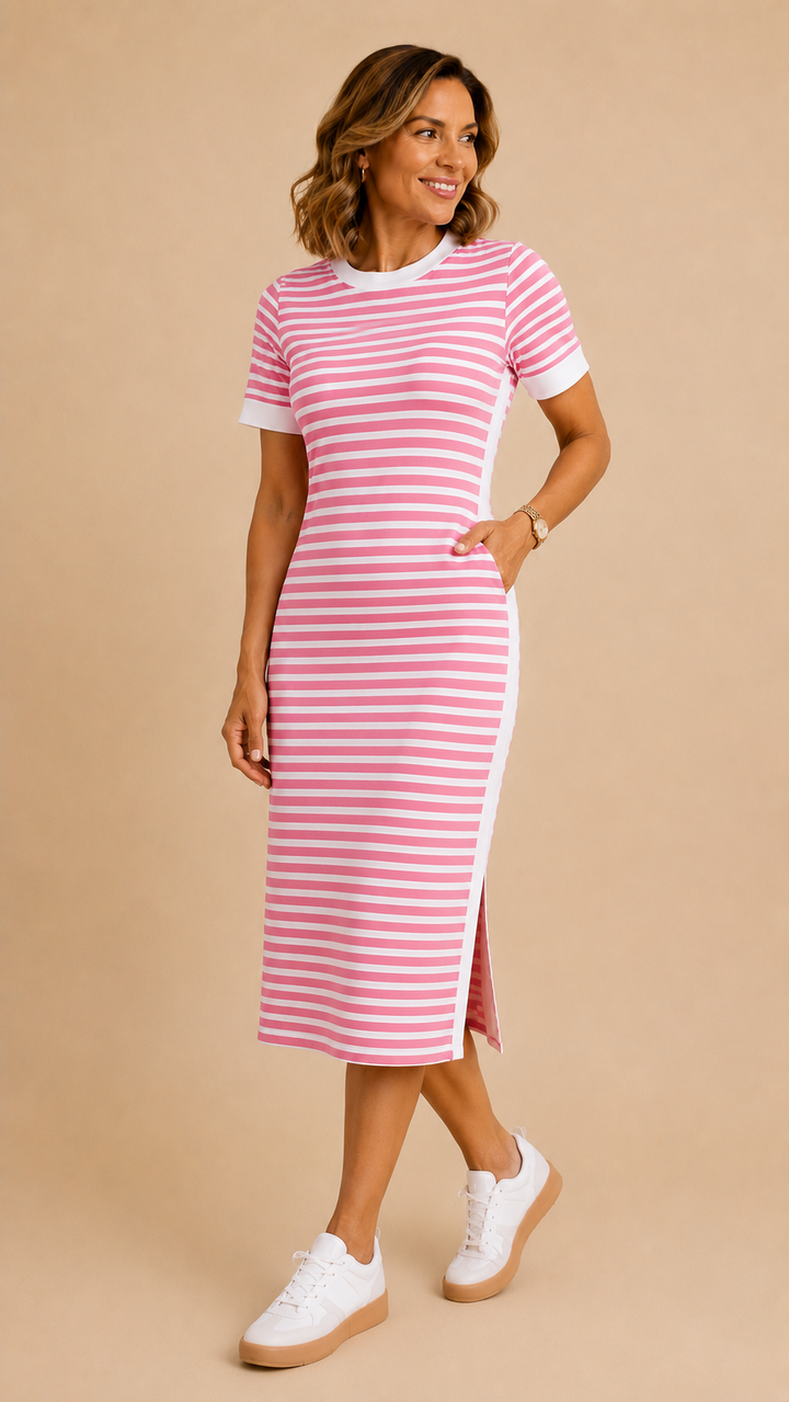 The Avery Colorblock Midi