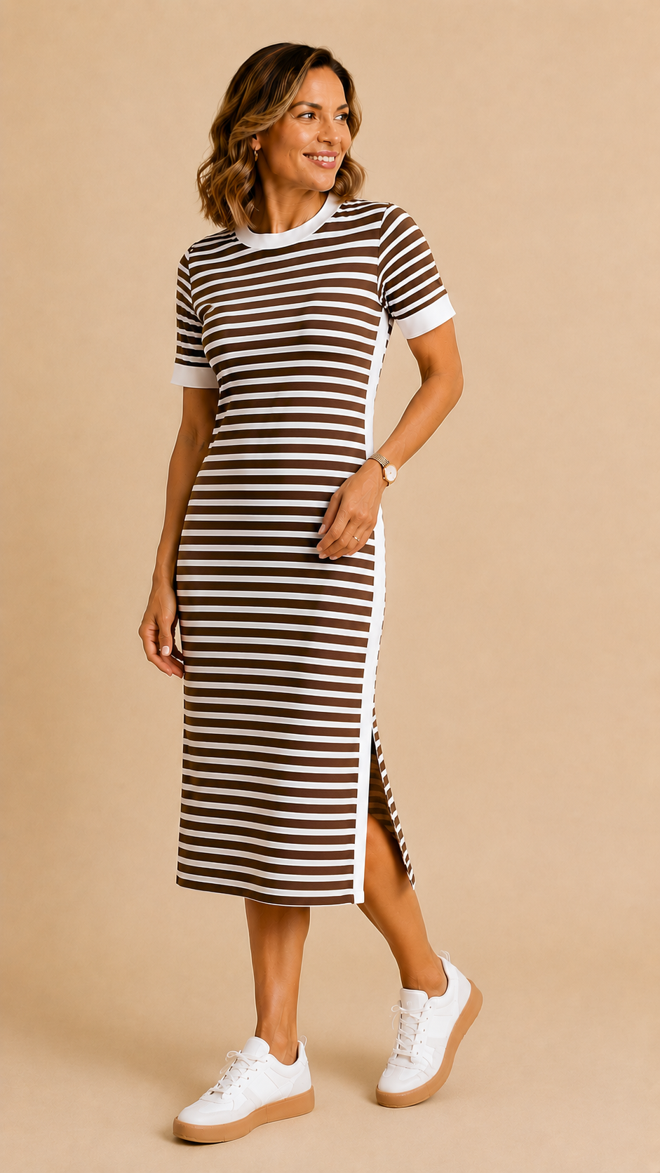 The Avery Colorblock Midi