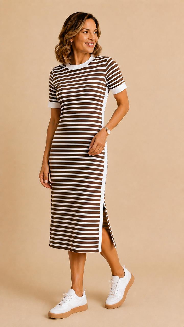The Avery Colorblock Midi