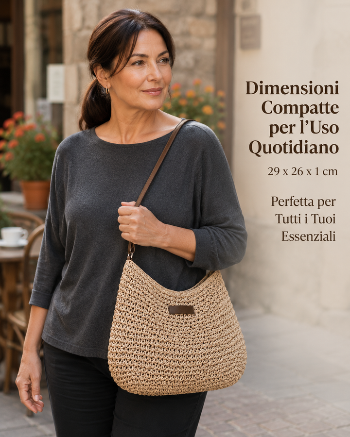 Colomba | Borsa Intrecciata Elegante - Cachi