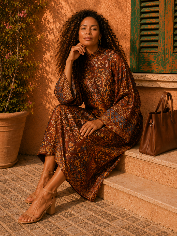 Selena | Paisley Kimono Dress