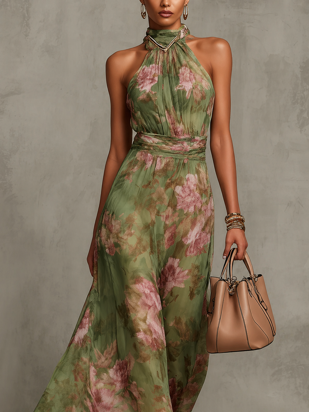 Norma | Elegant Floral Summer Dress