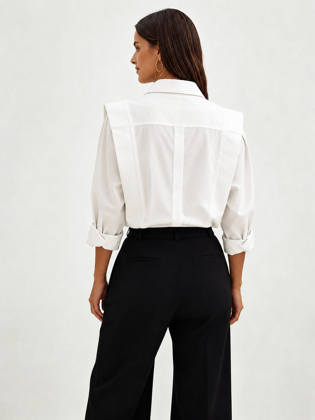 Oversized Button Down Cotton Shirt