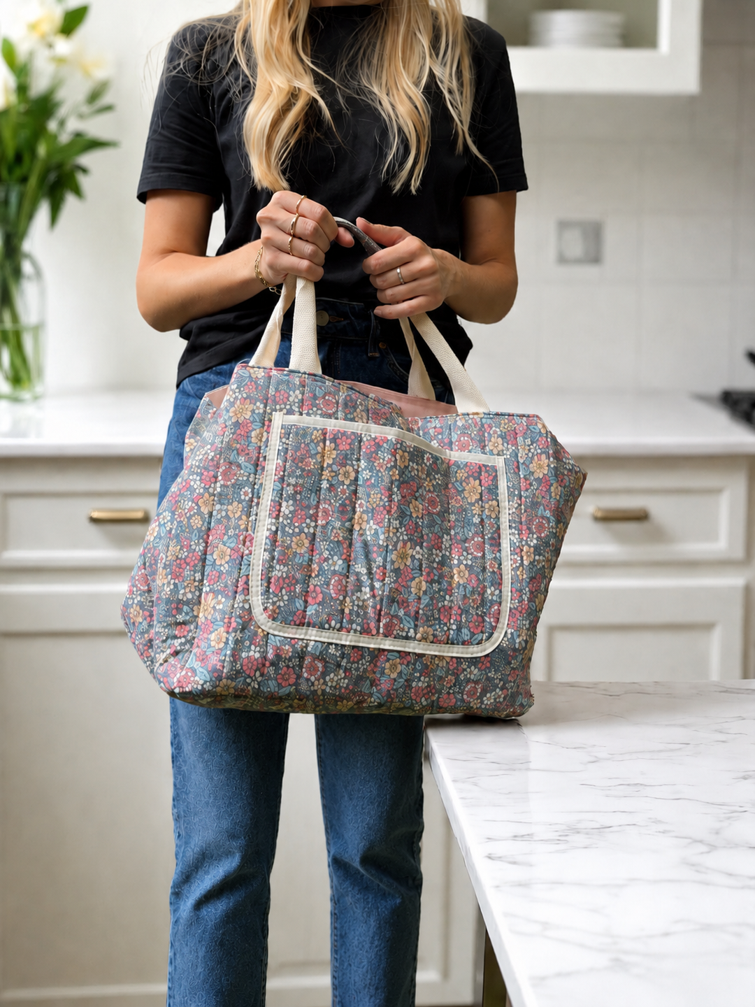 Floral Tote Bag