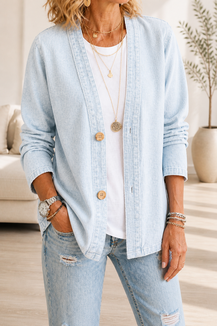 Alice | Women's Casual Denim Cardigan