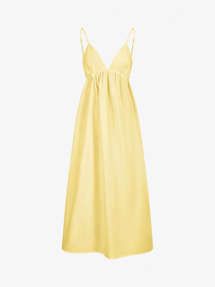Coastal Cowgirl Open Back Long Dress
