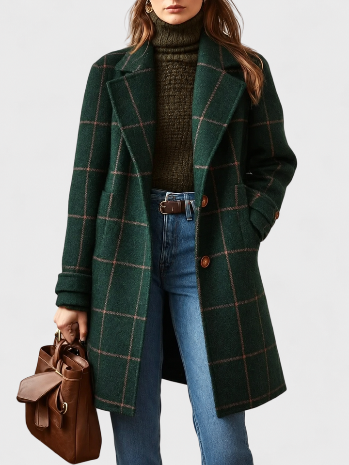 Elowen | Checkered Coat