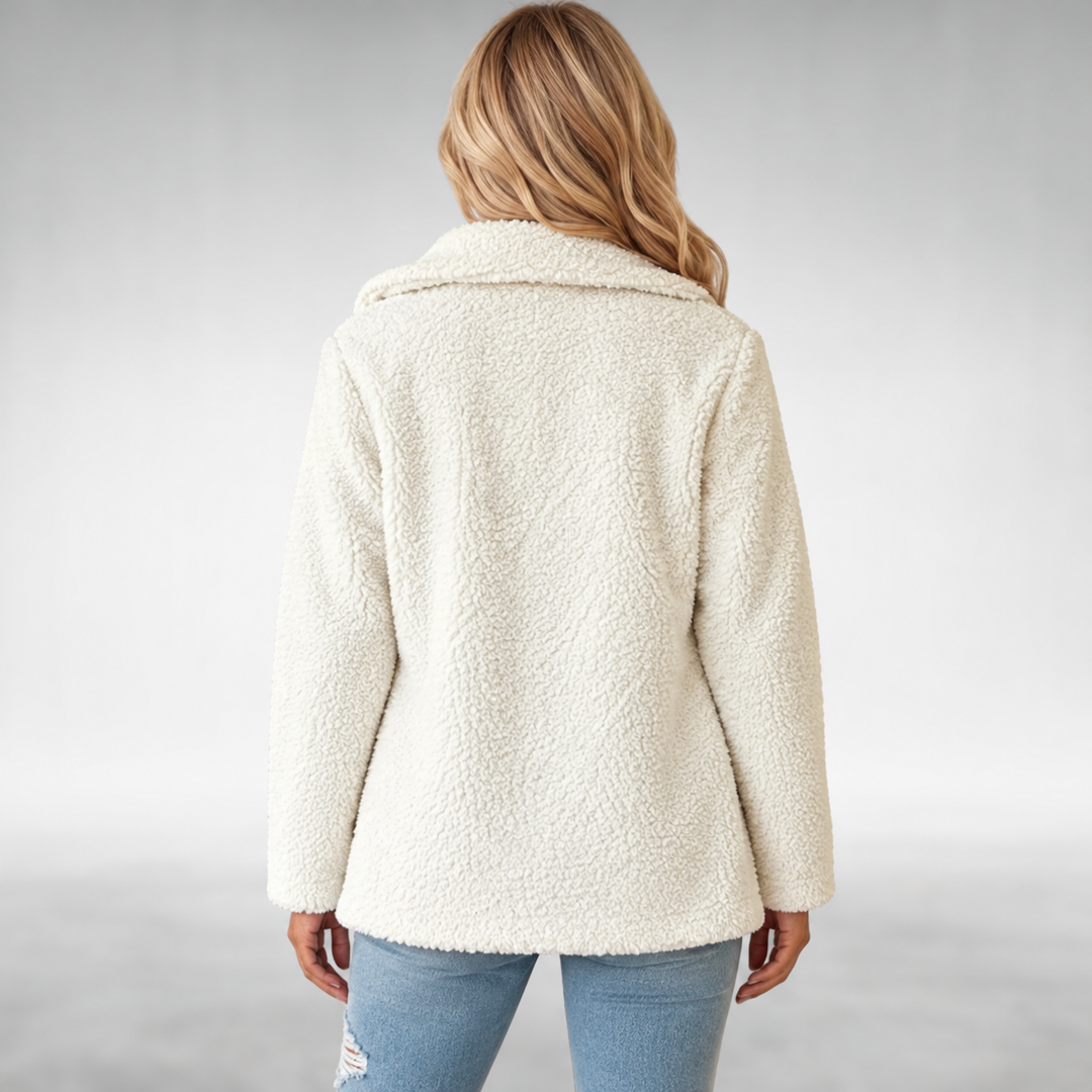 Lori Cozy Leopard Teddy Coat