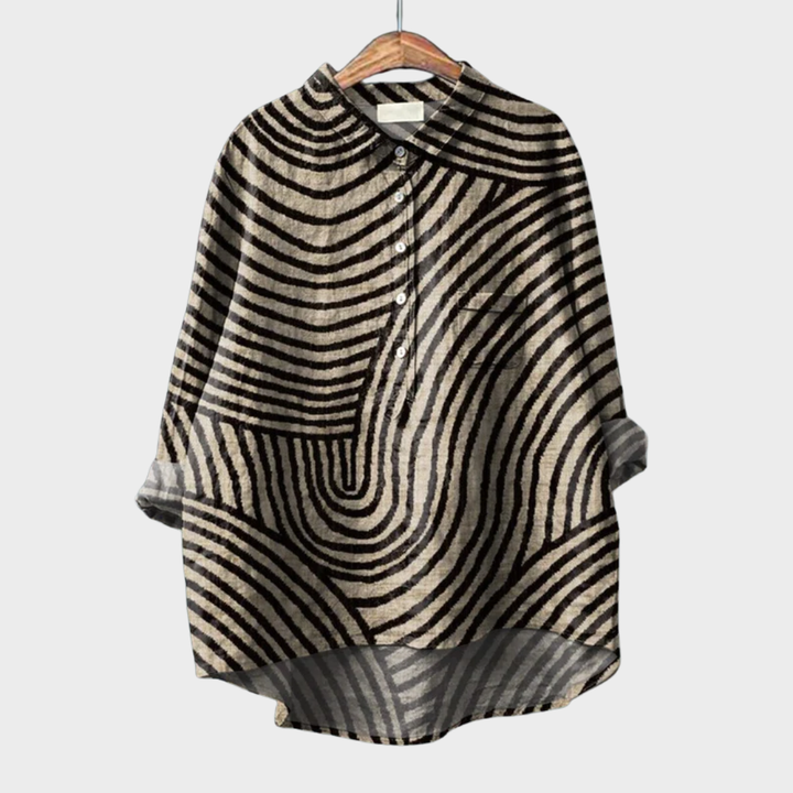 Elegant Patterned Shirt Émilie (Buy One Get One Free!)