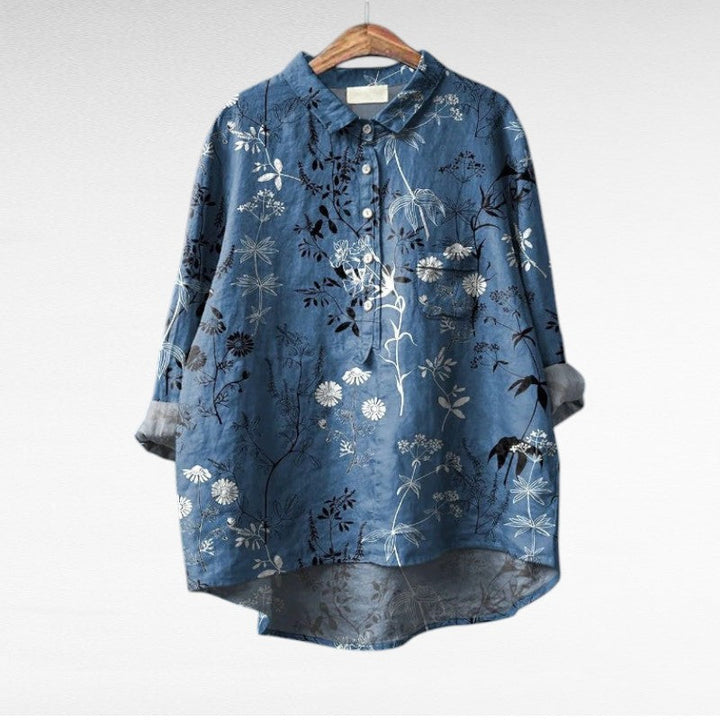 Elegant Patterned Shirt Émilie (Buy One Get One Free!)