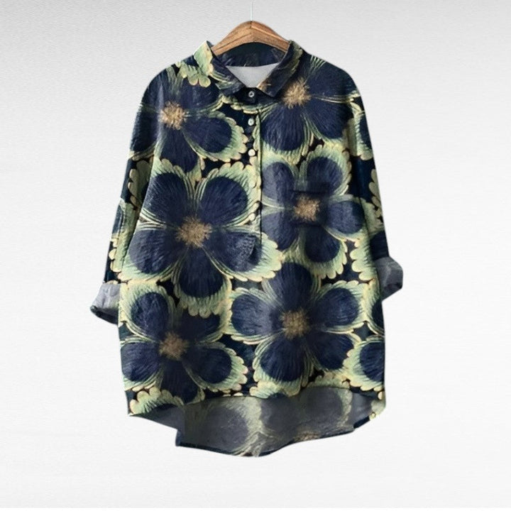 Elegant Patterned Shirt Émilie (Buy One Get One Free!)