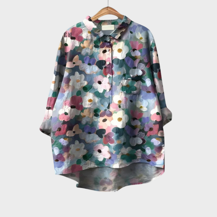 Elegant Patterned Shirt Émilie (Buy One Get One Free!)